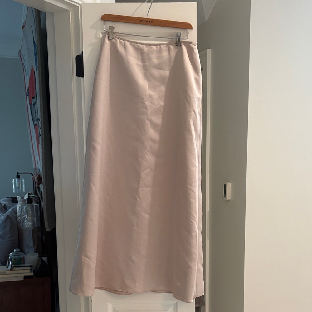 Laundry By Shelli Segal Elegant Cream Maxi Skirt